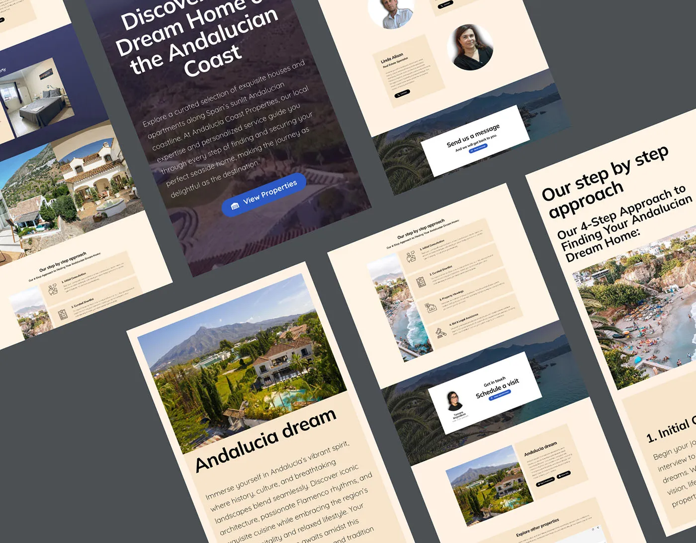 The Andalucia Coast Properties website homepage