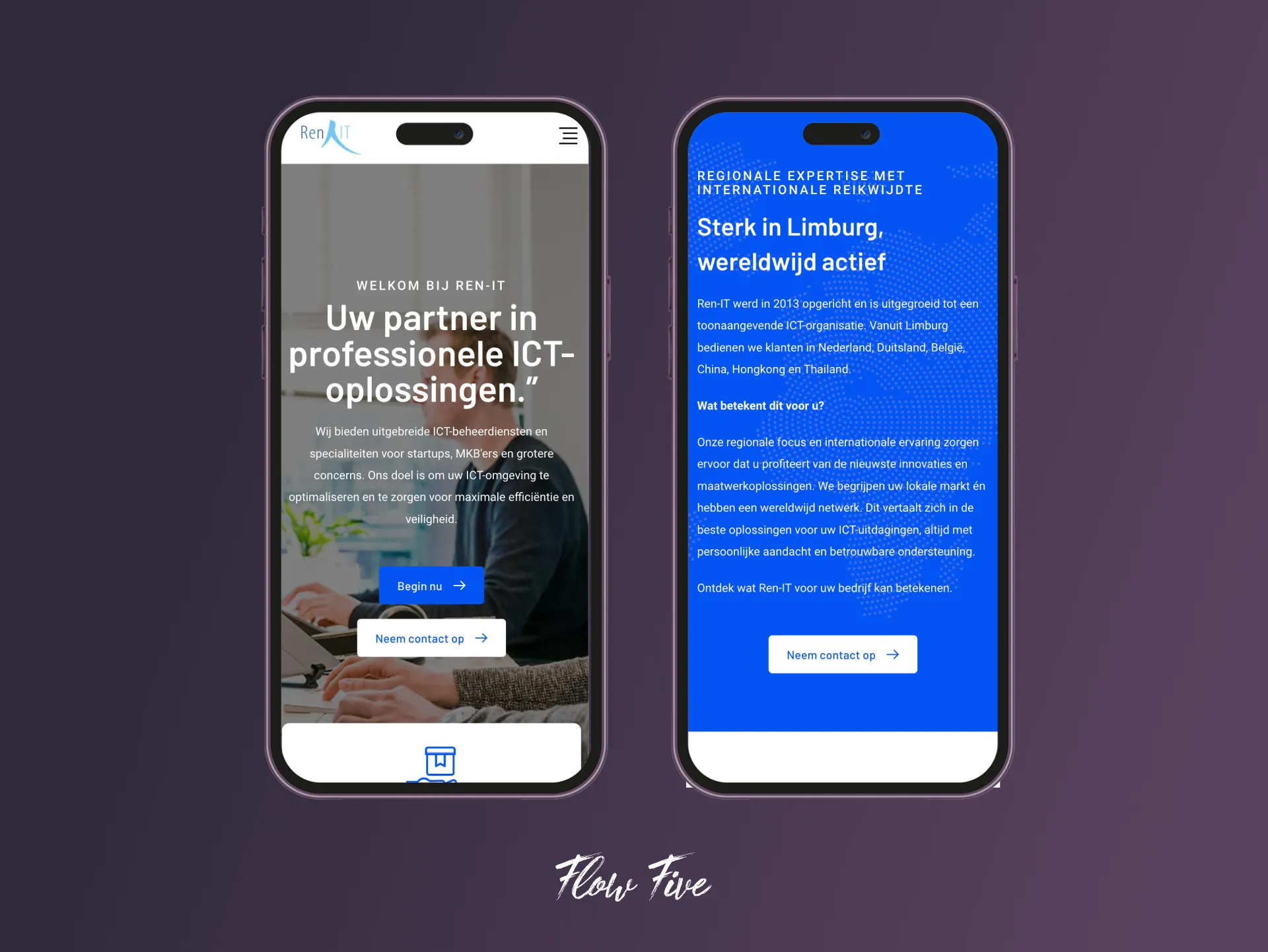 Ren-IT shown on a mobile screen