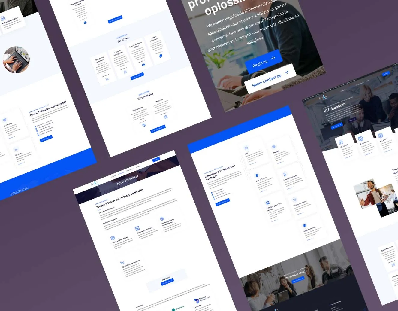 The Ren-IT website homepage